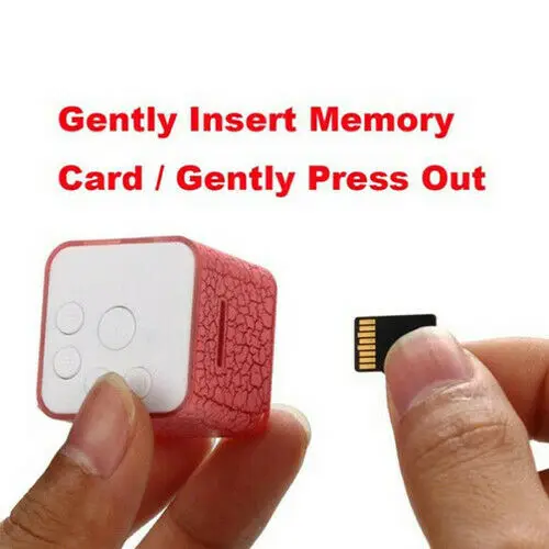 UK Мини светодиодный портативный динамик беспроводной бас TF карта стерео USB MP3