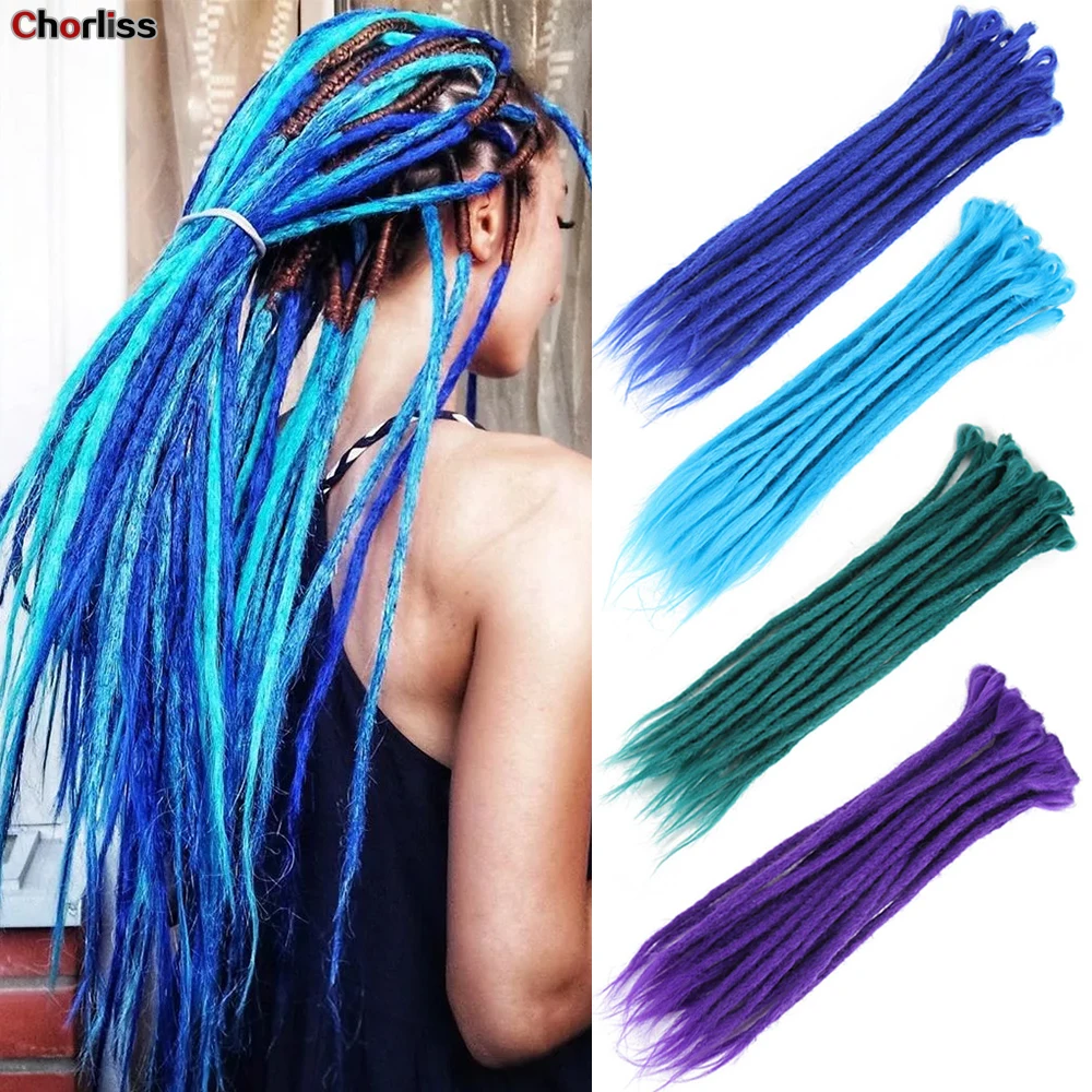 sintético dreads para mulher dreadlocks gancho tranças