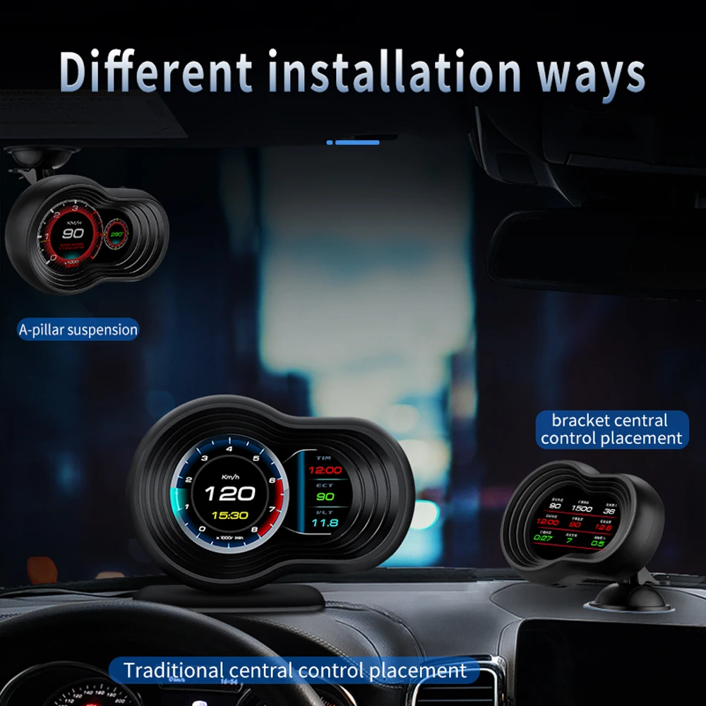 ֽ OBD   ÷  ǻ OBD2 GPS  ý ڵ HUD ̼,   GPS ħ ӵ ˶ F9