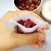 Environmental Natural Corn Fiber Folding Tea Bag PLA Biodegraded Tea Filters Herbal Tea filter bags 100pcs/lot 2
