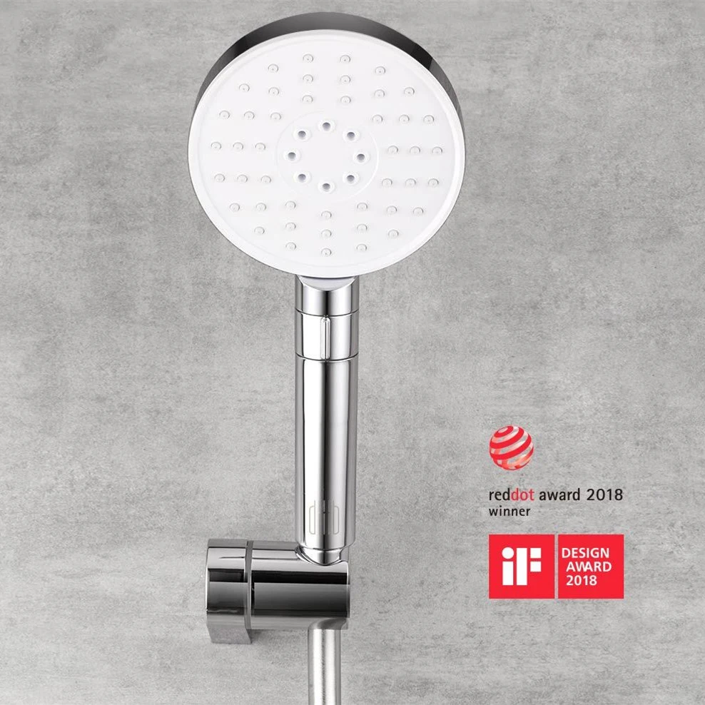Shower Head Dabai Diiib 3 Modes Handheld Shower Head Set 360 Degree 120mm 53 Water Hole with PVC Matel Powerful Massage Shower