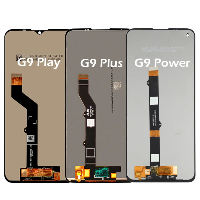 Для Motorola Moto G9 Plus ЖК-дисплей Play сенсорный экран дигитайзер в сборе для Power запасные