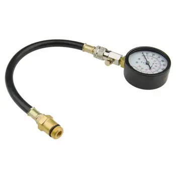 

Tools Pressure Gauge Double scale dial Drop-proof Cylinder Compression
