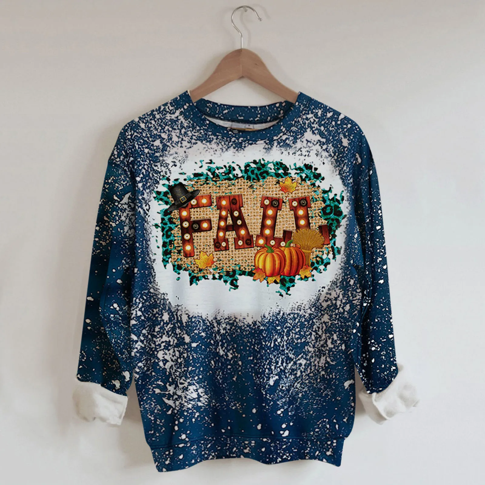 Women's Oversized Hoodie Fashion Halloween Pumpkin Ghost Print Sweatshirt Autumn Long Sleeve Loose Hoodies Pullover Plus Size 2