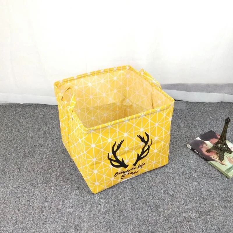 Складной 1 шт. корзина для белья для хранения одежды сумка для книг коробка для хранения корзина для собак игрушки Органайзер куб для хранения