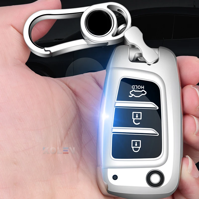 Cover chiave telecomando per Hyundai Elantra Solaris 2017 Santa Fe Verna Tucson i35 i40 - H8ac77ed762064415b3a428681a4f289aR