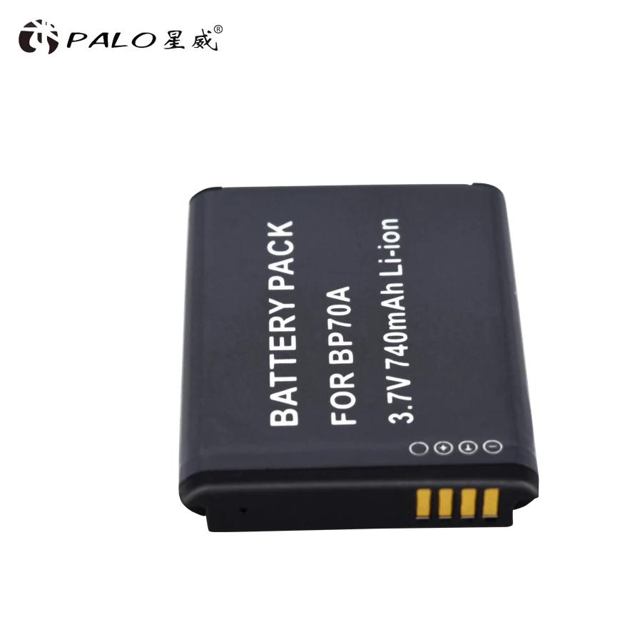 Palo 1 6 шт. фотолампы Женская батарея BP70A для SAMSUNG AQ100 DV150F ES65 ES67 ES70 ES71 ES73 ES74 ES75 ES80