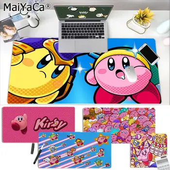 

MaiYaCa Your Own Mats Cute Kirby Large Mouse pad PC Computer mat Free Shipping Large Mouse Pad Keyboards Mat