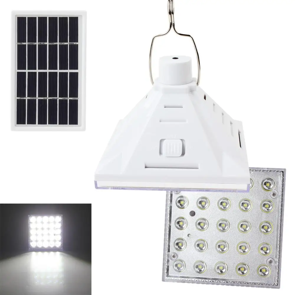 

25LED Camping Lamps Portable Solar Powered Outdoor Camping Yard Lamp Emergency Night Light