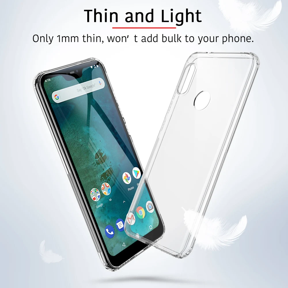 Чехол ESR для Xiaomi Mi A2 Lite Ультратонкий чехол из ТПУ Redmi Note 5 Прозрачный ударопрочный