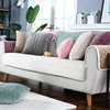 Thick plush edging sofa cover solid color non-slip filling cushion backrest towel furniture protection cover for living room 3