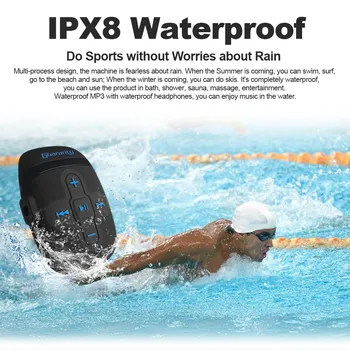 

Sport Waterproof 8GB Swimming Diving Underwater MP3 Music Player W/Earphone Waterproof MP3 Swimming Mp3 Running Mp3