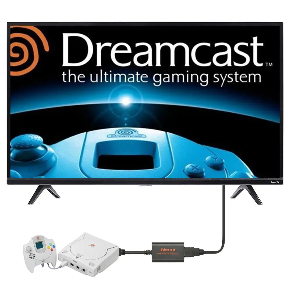  Newest HDMI Adapter Cable for Sega Dreamcast Consoles HDMI/HD-Link Cables for Sega Dreamcast