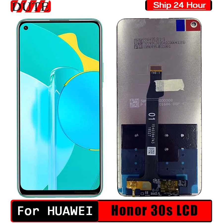 Honor 30S CDY-AN90 ЖК-дисплей для Huawei 6 5 "ЖК-дисплей сенсорный экран дигитайзер сборка