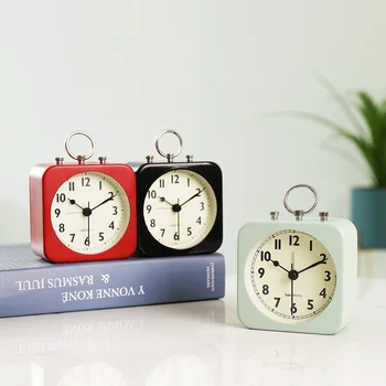 

Quiet Silent Small Bedroom Simple Alarm Clock Kids Desk Wake-up Light Luminous Alarm Clock Unique Modern Table Clocks New II50NZ