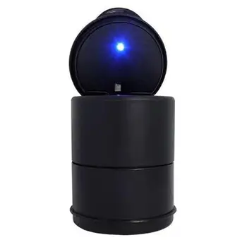 

Portable Auto Car Truck LED Cigarette Smoke car Ashtray LED Light Smokeless Ashtray Cigarette Holder Anti-slip tool