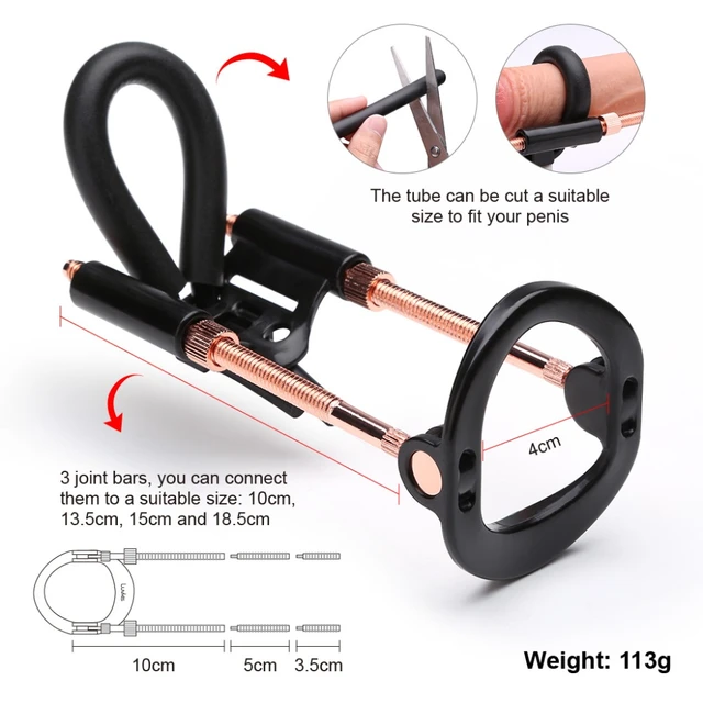 Heavy Penis-Extender Enlarger Weight ALL Day Wearing Male Stretcher  No-Pump/Pill