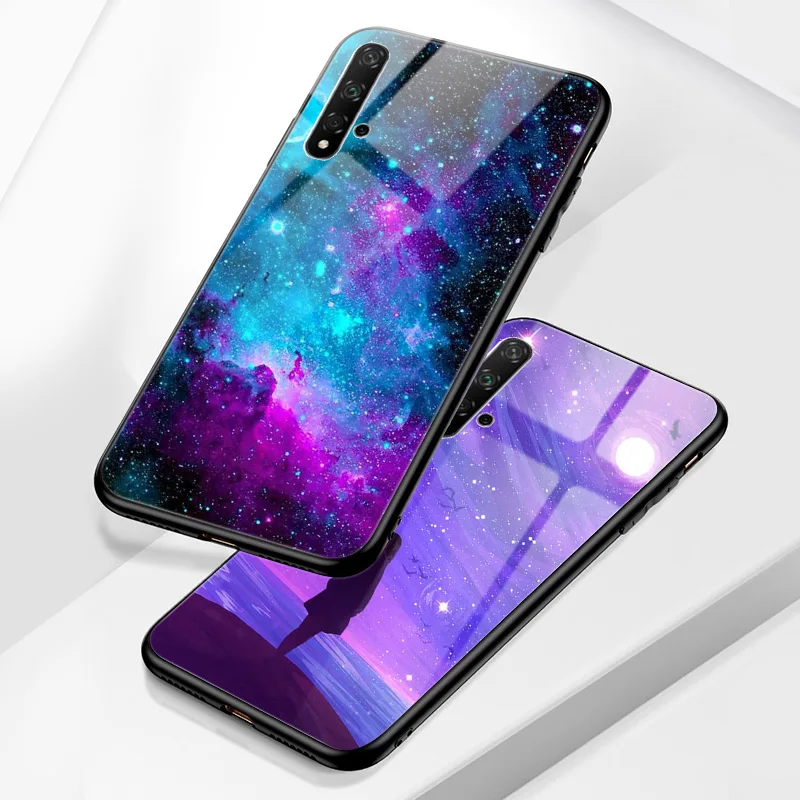 Глянцевая яркий Чехол для huawei Honor 20 Pro 8A 8C 8S 8X чехол для huawei Honor 9 10 Lite 9i 10i 7A Pro 7C Honor 20 Pro Чехол Крышка