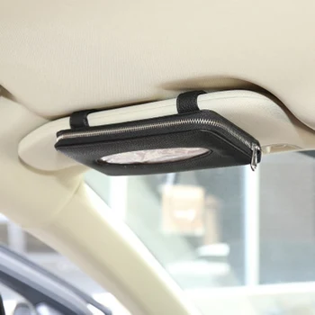 

Car Leather tissue box Car door or seat back installation