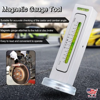 

For Car Repair Tools 1pc Adjustable Magnetic Camber Castor Strut Wheel Alignment Gauge Tool Four Wheel Positioner Mayitr