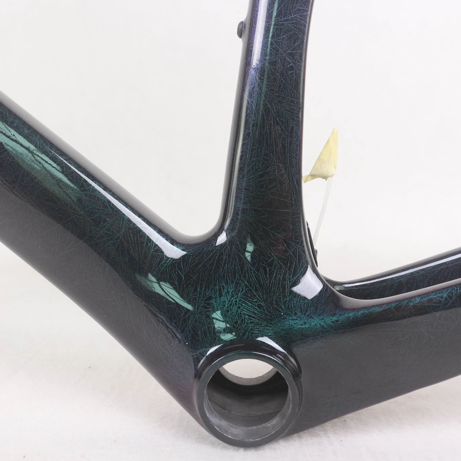 Chameleon Ice Crack Paint Color Disc Carbon Road Frame Bicycle Frameset