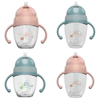 

Baby Feeding Bottles Cups Kids Water Milk Bottle Soft Mouth Duckbill Sippy Infant Drink Training Feeding Bottle