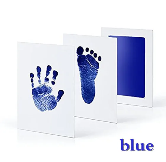 Baby Hand Print Footprint Imprint Ink baby Handprint mud and foot print Ink Pad Baby Souvenirs baby hand and foot mold hundred best Baby Souvenirs Baby Souvenirs