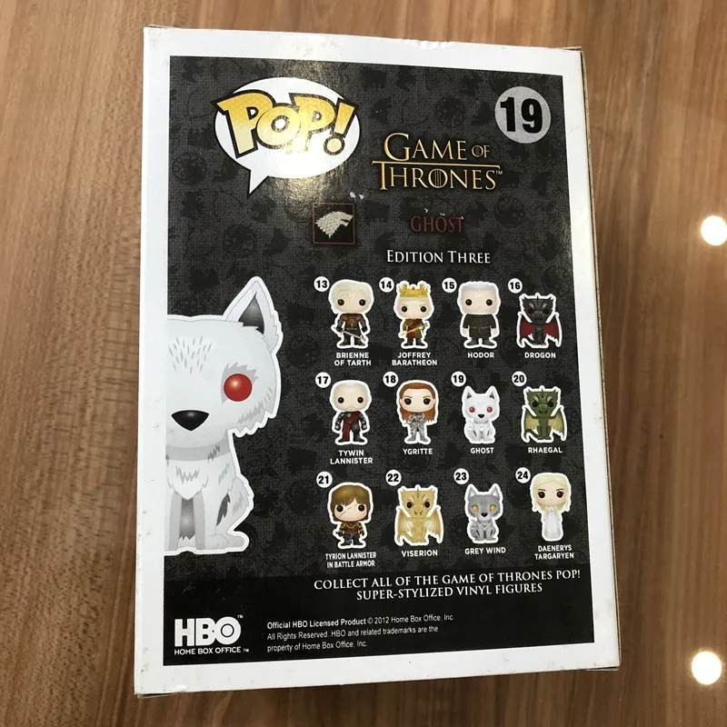 Фигурка Funko pop из винила Игра престолов призрак Коллекционная модель игрушки в