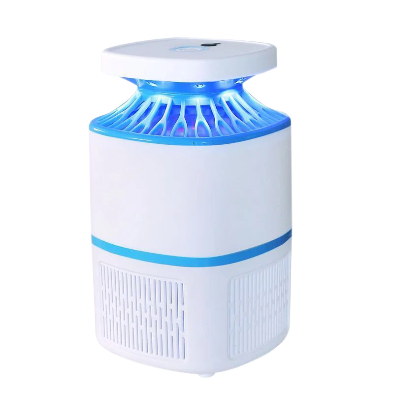 White Mosquito Killer Usb Электрический комаров Killer лампа Фотокатализ Mute домашняя светодиодная ловушка для насекомых Zapper ловушка без излучения - Цвет: White
