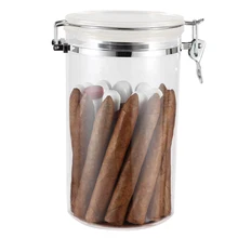 GALINER сигары трубки прозрачный пластик путешествия Humidor Коробка Открытый Портативный сигары держатель трубки Герметичный для Cohiba коробка для сигар