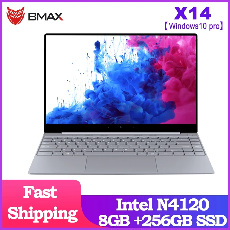 Ноутбук BMAX X14 14,1 дюймов Intel Gemini Lake N4120 Intel UHD Graphics 600 8 Гб LPDDR4 RAM 256 ГБ SSD ROM|Ноутбуки|   | АлиЭкспресс
