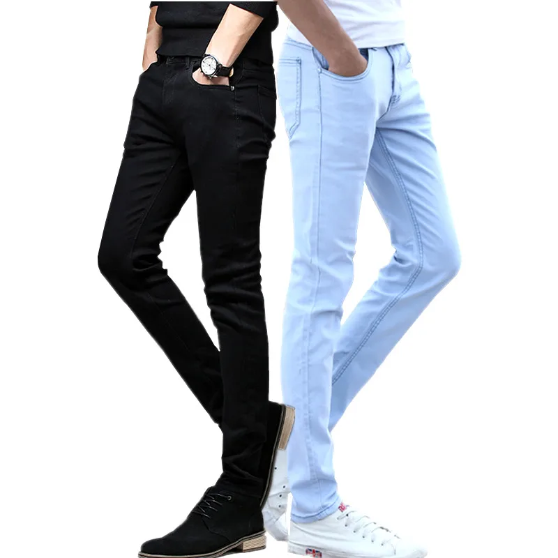 Tanio 2022 nowa marka modowa dżinsy męskie w stylu Casual,