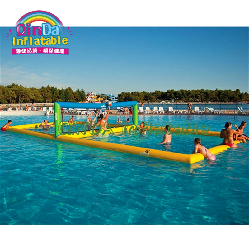 

Outdoor water sea lake sport games inflatable volleyball court inflatable goal inflatable beach playing court
