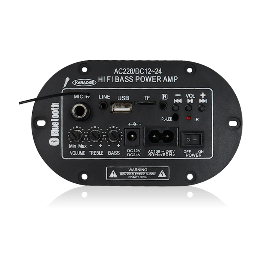 25 Вт усилитель плата Bluetooth усилитель USB FM радио TF плеер сабвуфер комплект