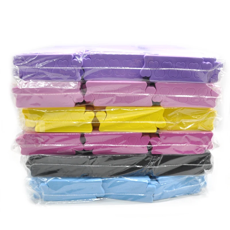 100 PCS/LOT Professional Nail Art Toes Separators Fingers Foots Divider Sponge Soft Gel UV Beauty Tools Polish Manicure Pedicure nail art tools toe separators toe spreader finger toe separator