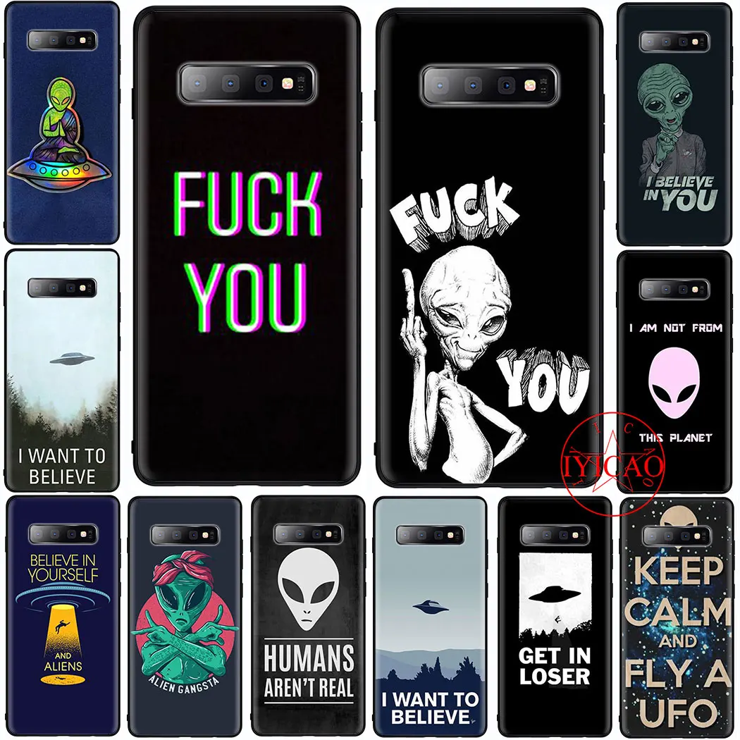 Мягкий чехол alien гангста для Samsung S6 S7 S8 S9 S10 Edge S10e Note 8 9 10 Plus | Мобильные телефоны и