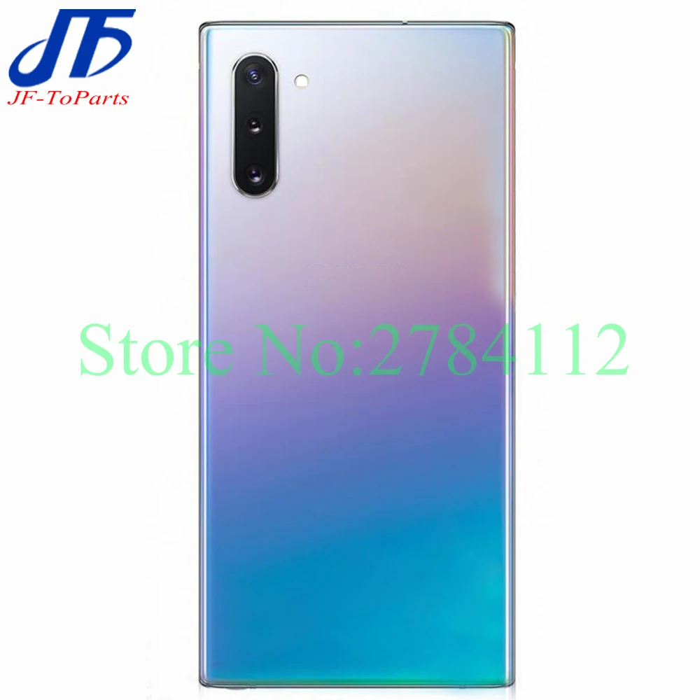 Запасное стекло для samsung Galaxy Note 10 Plus N970 N975 N970F N975F крышка батареи задняя дверь корпус с объективом камеры