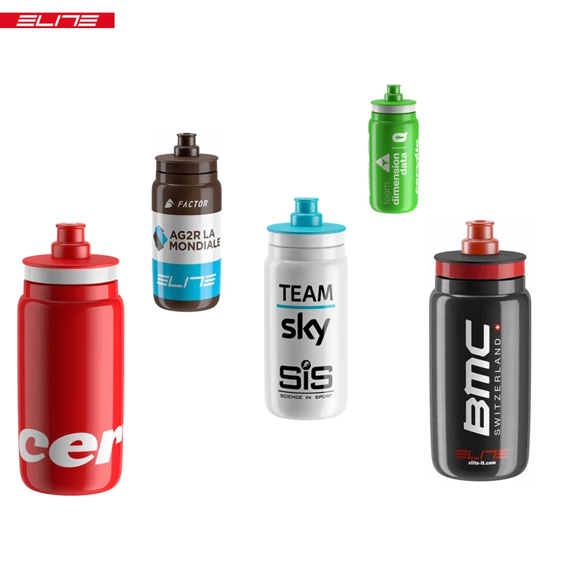 ELITE Fly Team бутылка для воды Велоспорт Спорт дорожный велосипед MTB 550 мл BPA Free Gym Run