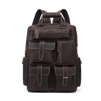 

Shoulder Men's Leather Bag Crazy Horse Leather Spot European and American Leather Solid Color AliExpress Phone Bag