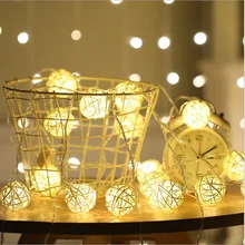 Sepak Takraw Light LED Star Light Battery-operated Fairy Light Room New Year Outdoor Wedding Holidays Christmas Home Decoration
