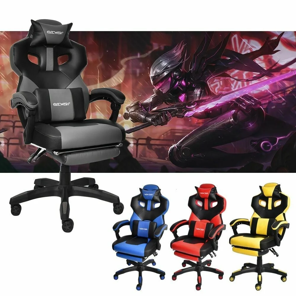 

Ergonomic Gaming Chair Racing Style High Back Recliner Office Computer Desk Seat