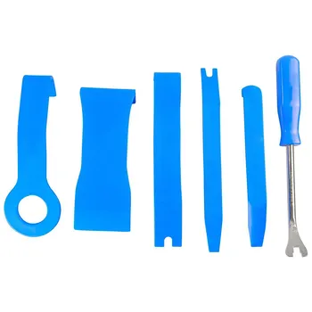 

6 pcs decorative strip Wedge Set Door Panel Removal Tool Disassembly Car Door Panel Clip Solder