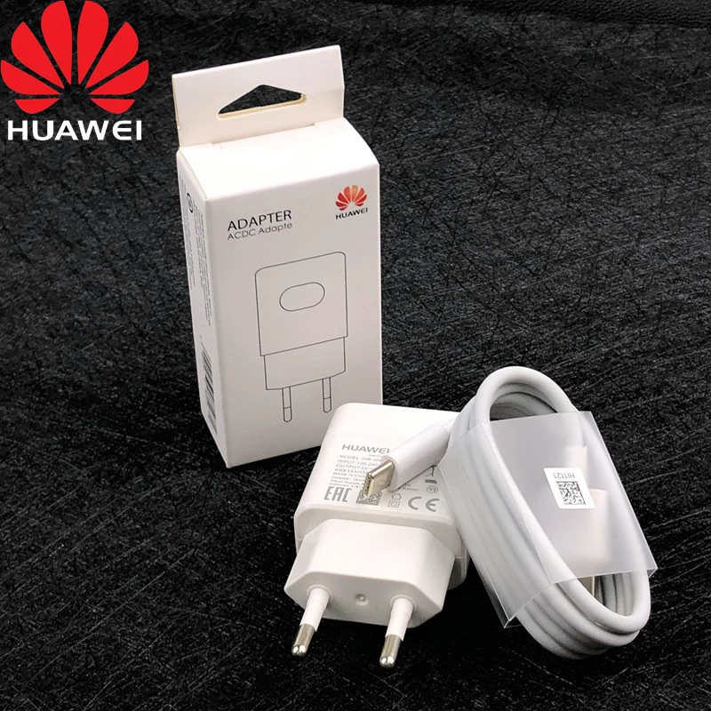 Оригинальное быстрое зарядное устройство Huawei QC2.0 EU адаптер быстрой зарядки Usb Type C