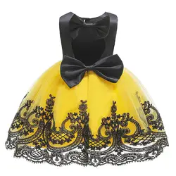 Платье для маленьких девочек, детские платья для девочек, праздничное платье, летнее элегантное детское платье принцессы с цветочным