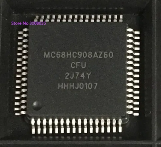 2 шт./лот MC68HC908AZ60CFU 2J74Y MC68HC908AZ60 mc68908 hc68hc908 64-QFP | Электроника