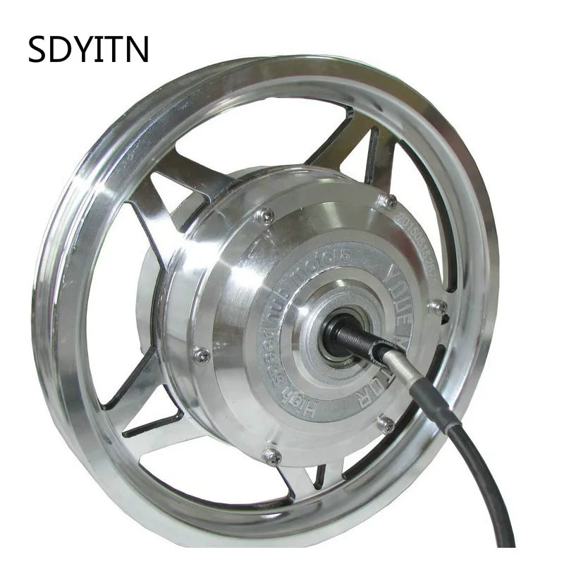 SDYITN Электродвигатель для велосипеда полностью завершенное колесо 12/14 дюймов бесщеточная, высокая скорость планетарный мотор-редуктор