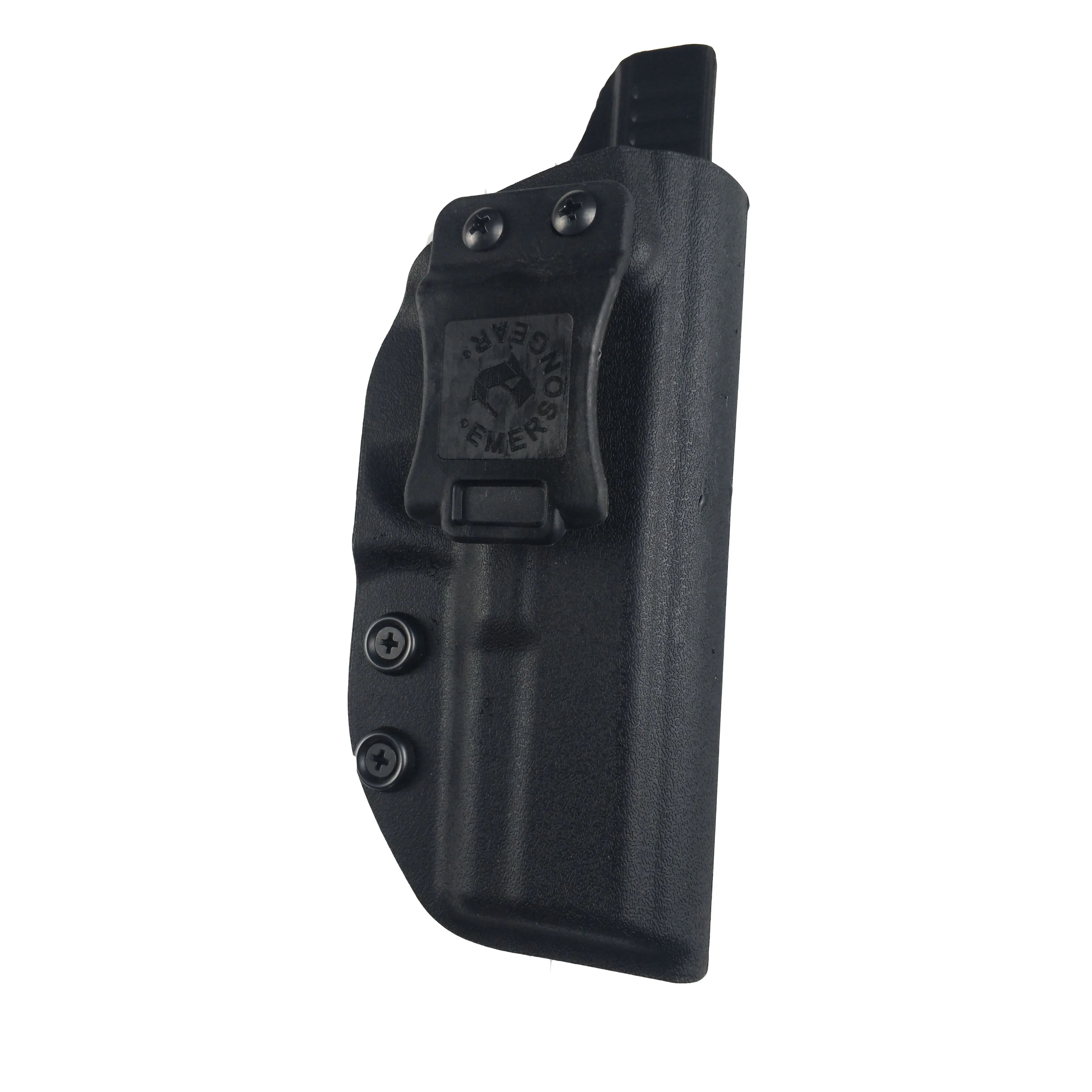 black Тактический конечный Маскировочный Kydex кобура iwb под заказ формованный для Glock 17nside скрытый кейс для пистолета аксессуары - Цвет: black