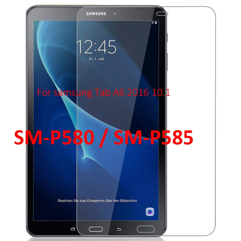 9H закаленное стекло для samsung Galaxy Tab A6 10,1 SM-T580/T585 Защита экрана для samsung Tab A() 7," T280 T285 T587 - Цвет: A6 10.1 P580 P585