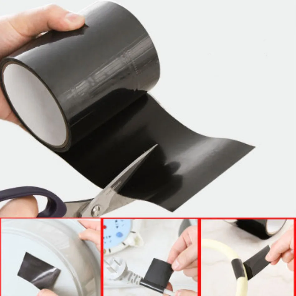 

1.52M Length Super Strong Waterproof Stop Leaks Seal Repair Tape Performance Self Fiber Fix Tape Fiberfix Adhesive Tape