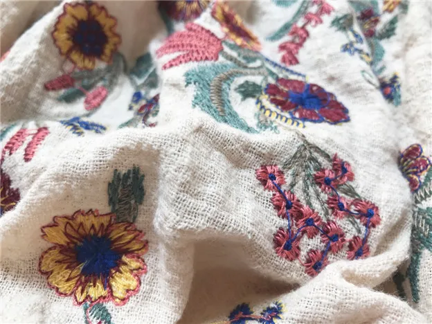 Boho Floral Embroidery Blouse - Image 6